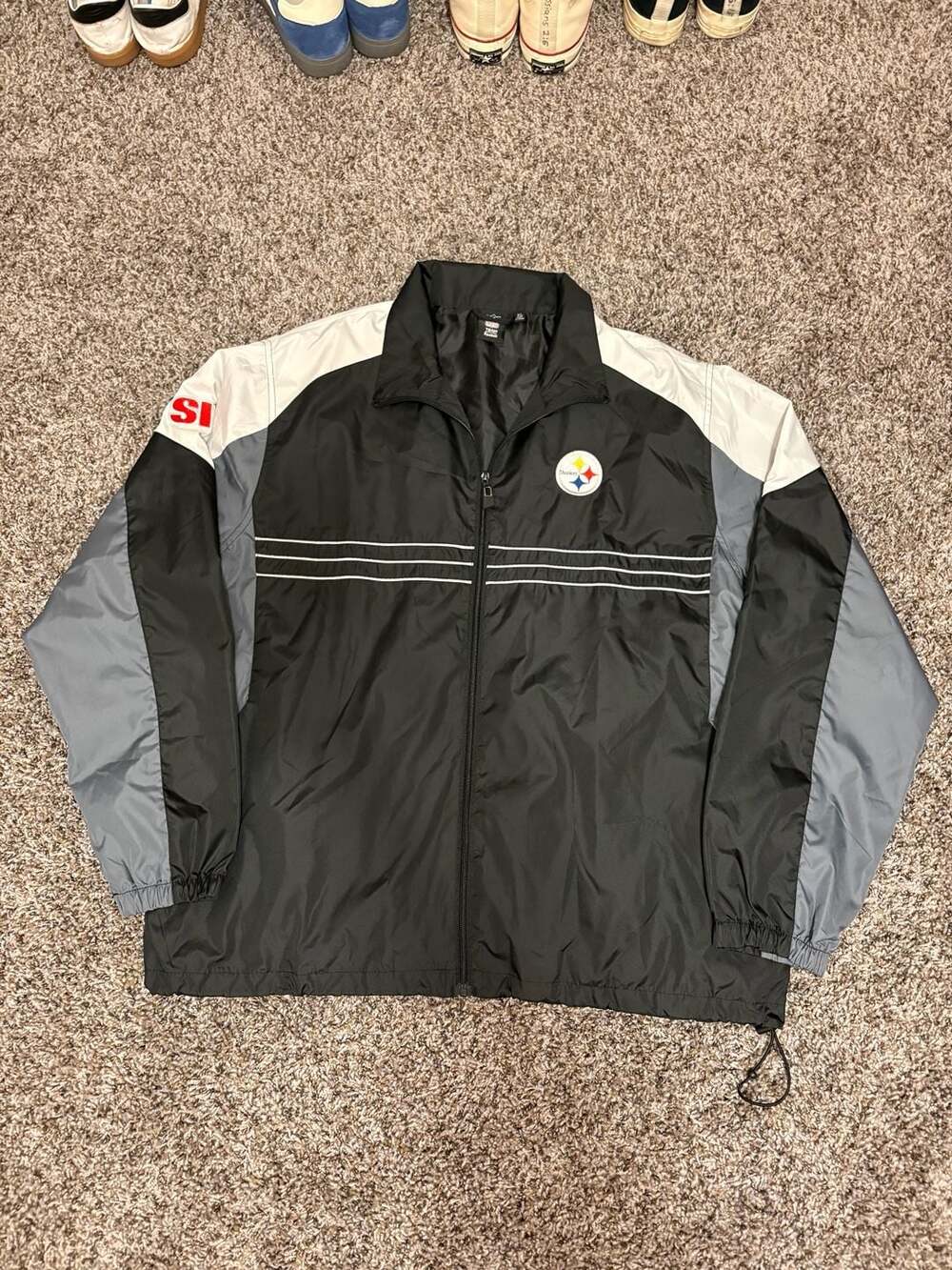 Reebok Steelers Windbreaker XL